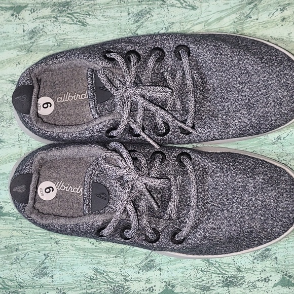 Allbirds Wool Runner Gray Color Running Shoes Size 9 Men's - Picture 7 of 8